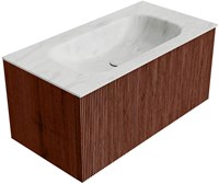 Badmeubel KURVE-DLUX Ruby Wastafel Opalo Set12 00034-2