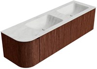 Badmeubel KURVE-DLUX Ruby Wastafel Opalo Set12 00079-2