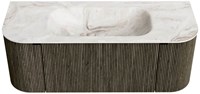 Badmeubel KURVE-DLUX Shadow Wastafel Frappe Set11 00021-1