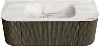 Badmeubel KURVE-DLUX Shadow Wastafel Frappe Set11 00025-1