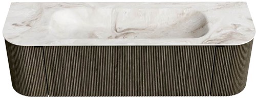 Badmeubel KURVE-DLUX Shadow Wastafel Frappe Set11 00049-1
