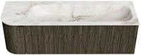 Badmeubel KURVE-DLUX Shadow Wastafel Frappe Set11 00067-1