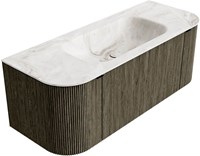 Badmeubel KURVE-DLUX Shadow Wastafel Frappe Set12 00021-2