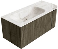 Badmeubel KURVE-DLUX Shadow Wastafel Frappe Set12 00032-2