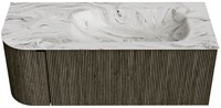 Badmeubel KURVE-DLUX Shadow Wastafel Glace Set11 00035-1