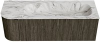 Badmeubel KURVE-DLUX Shadow Wastafel Glace Set11 00055-1