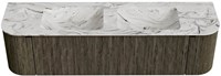 Badmeubel KURVE-DLUX Shadow Wastafel Glace Set11 00073-1