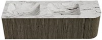 Badmeubel KURVE-DLUX Shadow Wastafel Glace Set11 00076-1