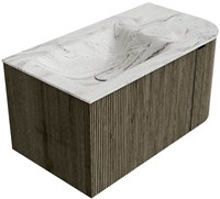 Badmeubel KURVE-DLUX Shadow Wastafel Glace Set12 00016-2