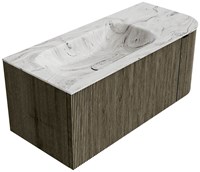 Badmeubel KURVE-DLUX Shadow Wastafel Glace Set12 00032-2