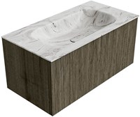 Badmeubel KURVE-DLUX Shadow Wastafel Glace Set12 00038-2