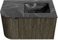 Badmeubel KURVE-DLUX Shadow Wastafel Lava Set11 00003-1