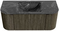 Badmeubel KURVE-DLUX Shadow Wastafel Lava Set11 00013-1