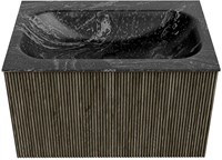 Badmeubel KURVE-DLUX Shadow Wastafel Lava Set11 00018-1