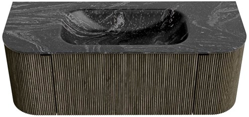 Badmeubel KURVE-DLUX Shadow Wastafel Lava Set11 00021-1