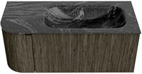 Badmeubel KURVE-DLUX Shadow Wastafel Lava Set11 00031-1