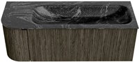 Badmeubel KURVE-DLUX Shadow Wastafel Lava Set11 00043-1
