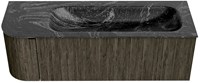 Badmeubel KURVE-DLUX Shadow Wastafel Lava Set11 00051-1