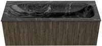 Badmeubel KURVE-DLUX Shadow Wastafel Lava Set11 00058-1