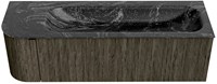 Badmeubel KURVE-DLUX Shadow Wastafel Lava Set11 00059-1