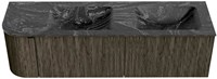 Badmeubel KURVE-DLUX Shadow Wastafel Lava Set11 00079-1