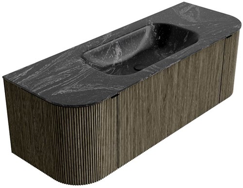 Badmeubel KURVE-DLUX Shadow Wastafel Lava Set12 00029-2