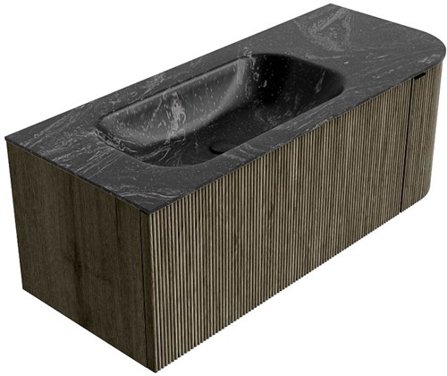 Badmeubel KURVE-DLUX Shadow Wastafel Lava Set12 00036-2