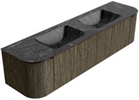 Badmeubel KURVE-DLUX Shadow Wastafel Lava Set12 00085-2