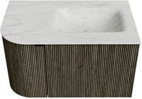 Badmeubel KURVE-DLUX Shadow Wastafel Opalo Set11 00003-1