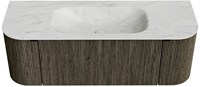 Badmeubel KURVE-DLUX Shadow Wastafel Opalo Set11 00033-1