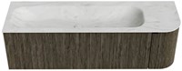 Badmeubel KURVE-DLUX Shadow Wastafel Opalo Set11 00068-1