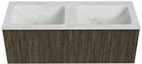 Badmeubel KURVE-DLUX Shadow Wastafel Opalo Set11 00074-1