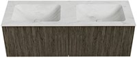 Badmeubel KURVE-DLUX Shadow Wastafel Opalo Set11 00082-1