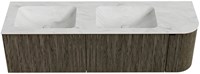 Badmeubel KURVE-DLUX Shadow Wastafel Opalo Set11 00084-1