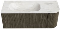 Badmeubel KURVE-DLUX Shadow Wastafel Ostra Set11 00036-1