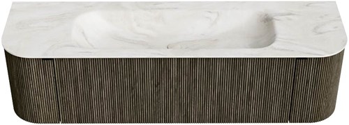 Badmeubel KURVE-DLUX Shadow Wastafel Ostra Set11 00053-1