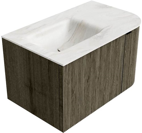 Badmeubel KURVE-DLUX Shadow Wastafel Ostra Set12 00008-2