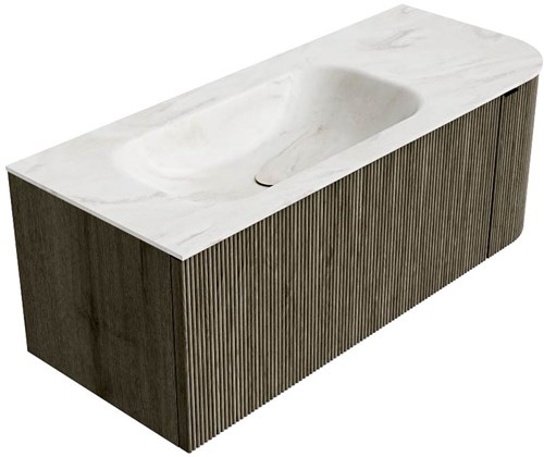Badmeubel KURVE-DLUX Shadow Wastafel Ostra Set12 00036-2