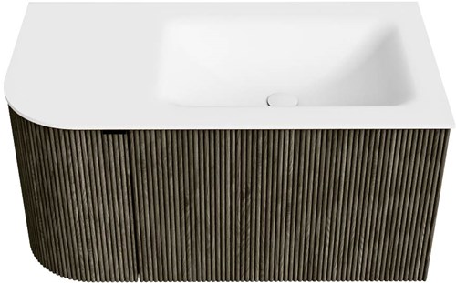 Badmeubel KURVE Shadow Wastafel Talc Set11 00011-1