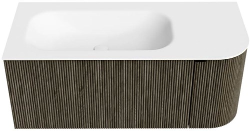 Badmeubel KURVE Shadow Wastafel Talc Set11 00032-1