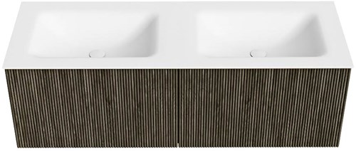 Badmeubel KURVE Shadow Wastafel Talc Set11 00078-1