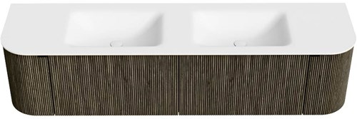 Badmeubel KURVE Shadow Wastafel Talc Set11 00081-1