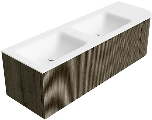 Badmeubel KURVE Shadow Wastafel Talc Set12 00076-2