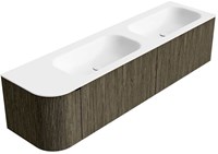 Badmeubel KURVE Shadow Wastafel Talc Set12 00099-2