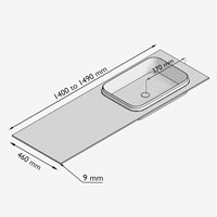 RIDGE140INRDag - Lijntekening