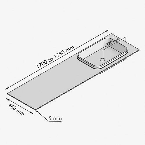 RIDGE170INROro - Lijntekening