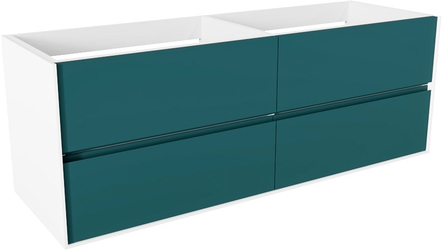 FINE mueble de baño 140cm 4 cajones color Smag.
