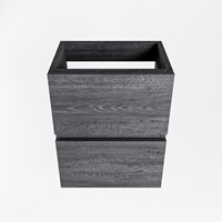 ADA mueble de baño de fondo reducido con 2 cajones color Antracite 40cm ancho.-2