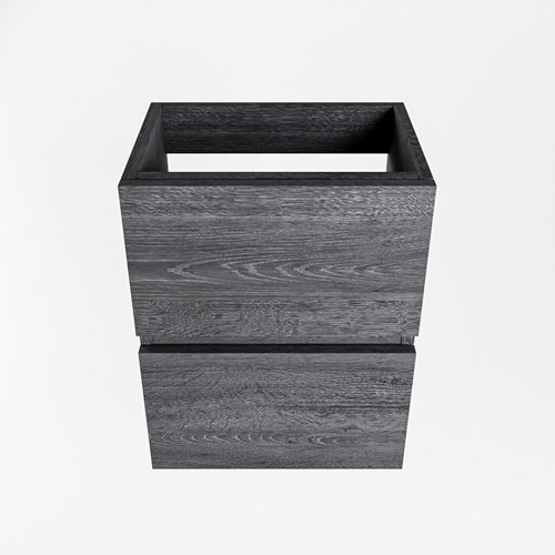 ADA mueble de baño de fondo reducido con 2 cajones color Antracite 40cm ancho.-2