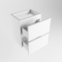 ADA WC-Möbel mit 2 schubladen farbe Talc 40cm breit.-3